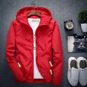 Solid Color Men's Thin Fashion Jacket