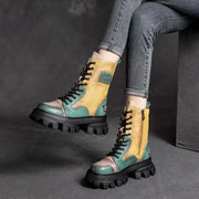 Round Toe Platform High-top Women's Fashion Shoes