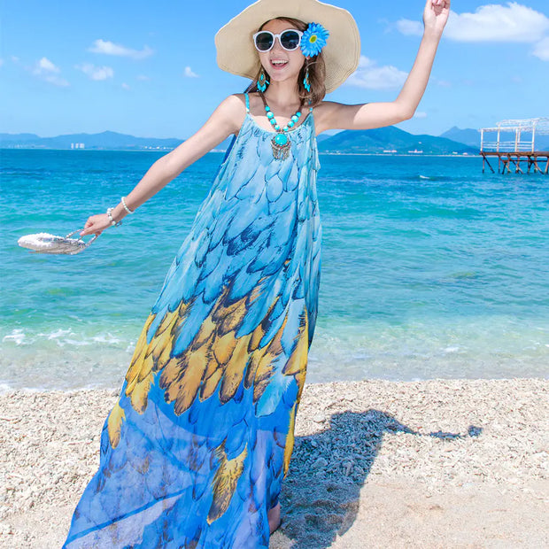Vestido Largo Bohemio Multicolor