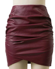 Bodycon Leather Skirt, Midi Skirt, Leather Skirt