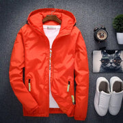 Solid Color Men's Thin Fashion Jacket